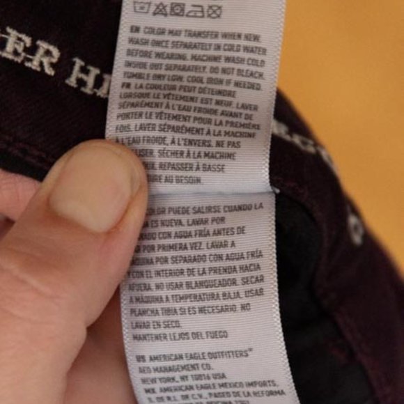 AE Outfitters Super Stretch X & Super High Rise Button Up Jeggings womens 18T - Picture 5 of 14